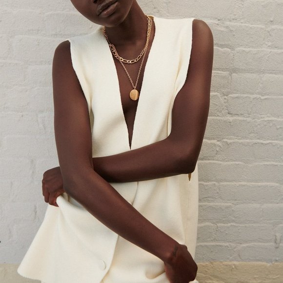 off white Gilet Vest from Zara - Picture 1 of 13